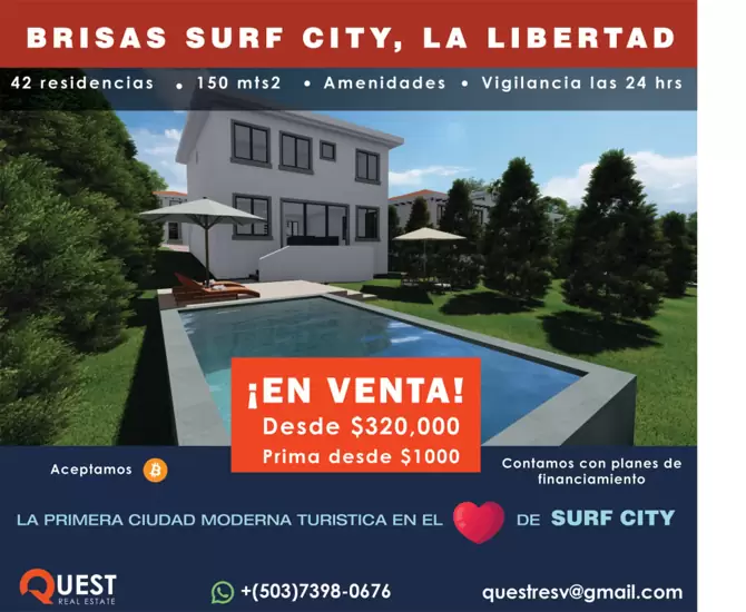 $320,000.00 Propiedades de playa La Libertad | venta