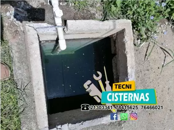 Limpieza de cisternas en Santa Tecla
